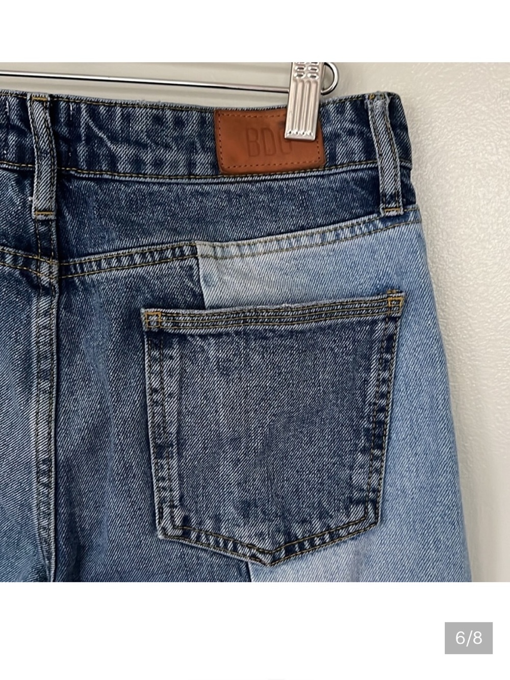 BDG Urban Outfitters Jessye Two-Tone
Patchwork Jeans Blue Size 27 - Picture 7 of 9